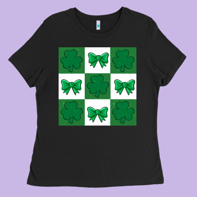 St Patricks Day  2 Ös 4.19.29 Ladies Tee Designed By Cowhidedigitalart