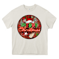 Cream Merry christmas Heavy Core Tee - FaDigitalArtStudio