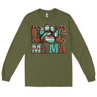 Army Green dog mama Long Sleeve Tee - Artiststas