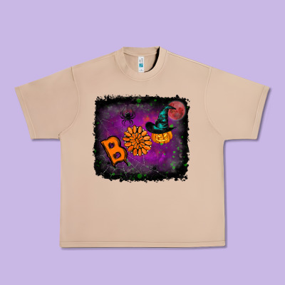 Boo Gemstone Halloween Pumpkin Urban Heavy Tee Designed By Ranaportraitstore