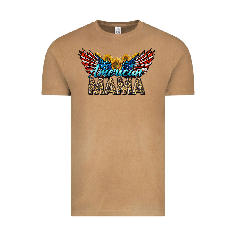 Western American Mama With Sunflowers Vintage Tee by LillyAllenDesigns | Teevron