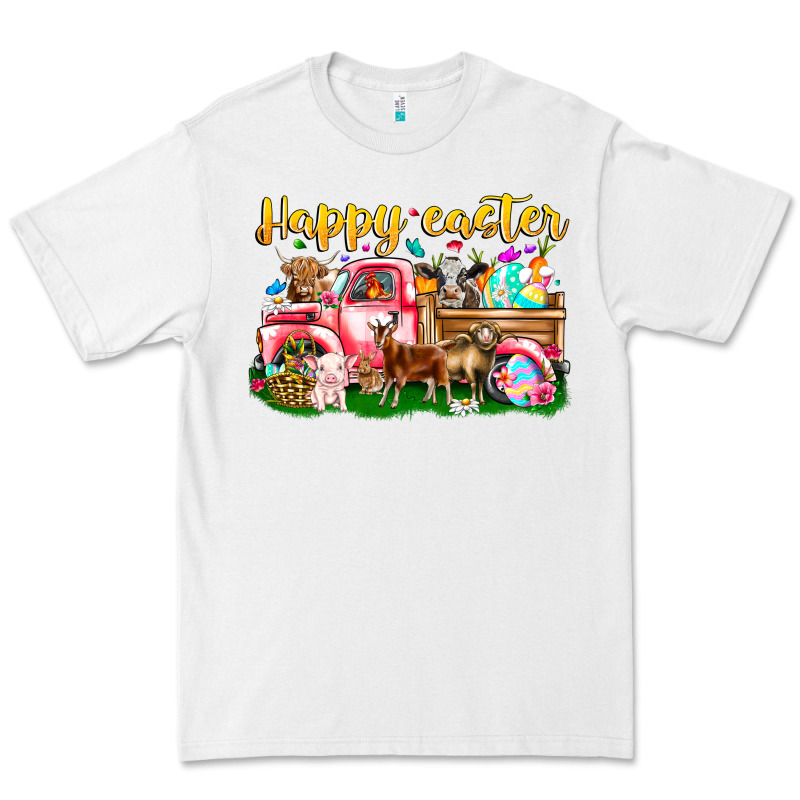 Happy Easter Animal Car Premium Tee by CowhideDigitalArt | Teevron