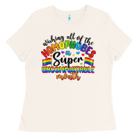 Bone wishing all of the homophobes uncomfortable month Ladies Tee - Artiststas