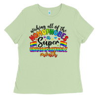 Matcha wishing all of the homophobes uncomfortable month Ladies Tee - Artiststas