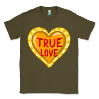 Army Green valentine's day hearts Classic Tee - FaDigitalArtStudio