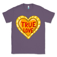 Lavender valentine's day hearts Classic Tee - FaDigitalArtStudio