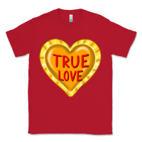 Red valentine's day hearts Classic Tee - FaDigitalArtStudio