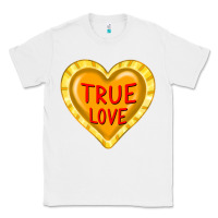White valentine's day hearts Classic Tee - FaDigitalArtStudio