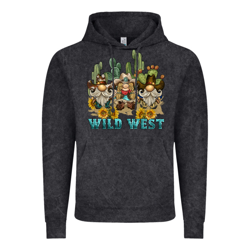 Wild West Western Gnome Vintage Hoodie by BarkalooDesign | Teevron