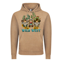 Vintage Coffee wild west western gnome Vintage Hoodie - BarkalooDesign