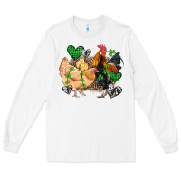 White st patricks day coop animals Long Sleeve Tee - Artiststas