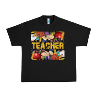 Black Western Teacher Black And Glitter Urban Heavy Tee - LillyAllenDesigns