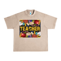 French Oak Western Teacher Black And Glitter Urban Heavy Tee - LillyAllenDesigns