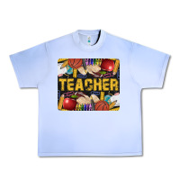 Grape Ice Western Teacher Black And Glitter Urban Heavy Tee - LillyAllenDesigns