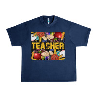 Navy Western Teacher Black And Glitter Urban Heavy Tee - LillyAllenDesigns