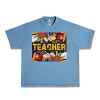 Pebble Blue Western Teacher Black And Glitter Urban Heavy Tee - LillyAllenDesigns