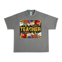 Tornado Western Teacher Black And Glitter Urban Heavy Tee - LillyAllenDesigns