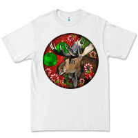 White moose buck deer christmas Premium Tee - LillyAllenDesigns