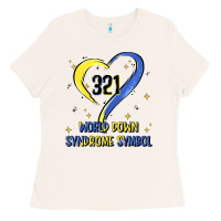 Bone world down syndrome symbol Ladies Tee - Artiststas