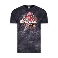 Cloud Black Western Merica Patriotic Vintage Tee - LillyAllenDesigns