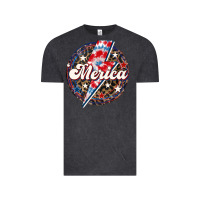 Vintage Black Western Merica Patriotic Vintage Tee - LillyAllenDesigns