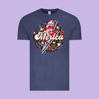 Western Merica Patriotic Vintage Tee Designed By Lillyallendesigns