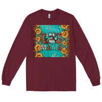 Burgundy dog mama Long Sleeve Tee - Artiststas