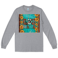Heather Grey dog mama Long Sleeve Tee - Artiststas