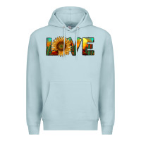 Blue Mist desert sunflower love Premium Hoodie - RanaPortraitStore