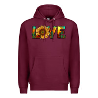 Burgundy desert sunflower love Premium Hoodie - RanaPortraitStore