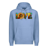 Colony Blue desert sunflower love Premium Hoodie - RanaPortraitStore