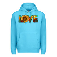 Ocean Blue desert sunflower love Premium Hoodie - RanaPortraitStore