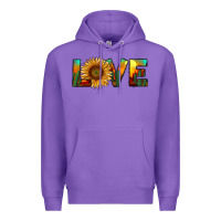 Purple desert sunflower love Premium Hoodie - RanaPortraitStore