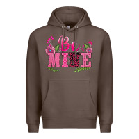 Coffee walentine's day be mine Premium Hoodie - BarkalooDesign