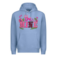 Colony Blue walentine's day be mine Premium Hoodie - BarkalooDesign