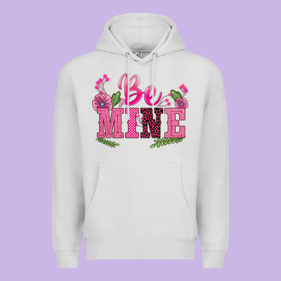 Walentine's Day Be Mine Premium Hoodie Designed By Barkaloodesign