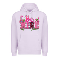 Lilac walentine's day be mine Premium Hoodie - BarkalooDesign