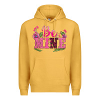 Mustard walentine's day be mine Premium Hoodie - BarkalooDesign