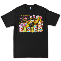 Black Im Digging Easter Premium Tee - CowhideDigitalArt