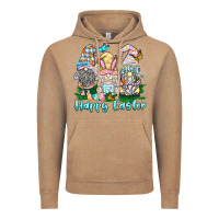 Vintage Coffee happy easter gnome Vintage Hoodie - BarkalooDesign