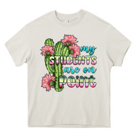 Cream my students are on point Heavy Core Tee - BundleAndBundleShop