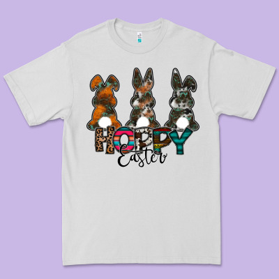 Hoppy Easter Premium Tee Designed By Cowhidedigitalart