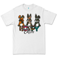 White Hoppy Easter Premium Tee - CowhideDigitalArt