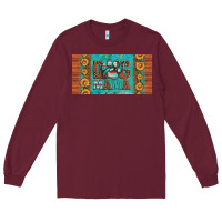 Burgundy dog mama license plate Long Sleeve Tee - Artiststas