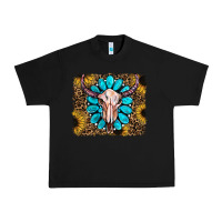 Black leopard sunflowers and gemstone skull Urban Heavy Tee - RanaPortraitStore