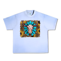 Grape Ice leopard sunflowers and gemstone skull Urban Heavy Tee - RanaPortraitStore