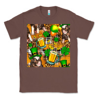 Chestnut St. Patrick's Day Pig With Beer And Shamrock Classic Tee - FaDigitalArtStudio