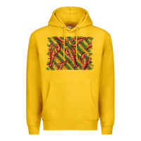 Lemon mardi gras crawfish background Premium Hoodie - BarkalooDesign