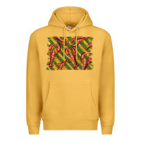 Mustard mardi gras crawfish background Premium Hoodie - BarkalooDesign