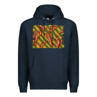 Navy mardi gras crawfish background Premium Hoodie - BarkalooDesign